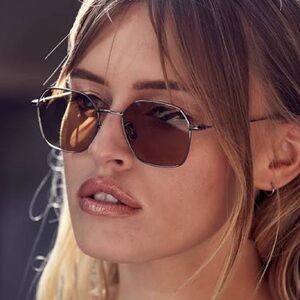 Raen Sunglasses • Varlin in Gunmetal Fog + Acid Brown • Excellent used condition